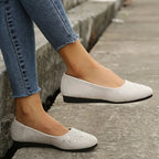 Last Day 60% OFF -Women's Rhinestone Flat Shoes